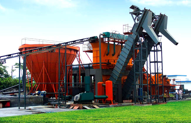 惠祥机械生产的100吨洗煤设备